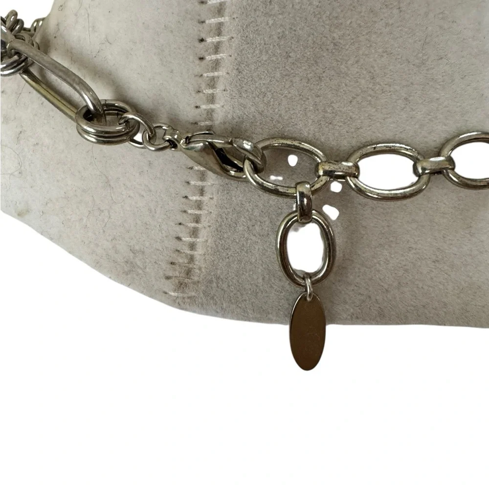 St Thomas Gold Chain Necklace Chic Vintage Retro‎